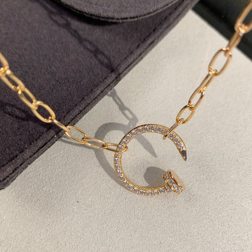 [⭐JeweliWhal]JUSTE NECKLACE FULL DIAMONDS