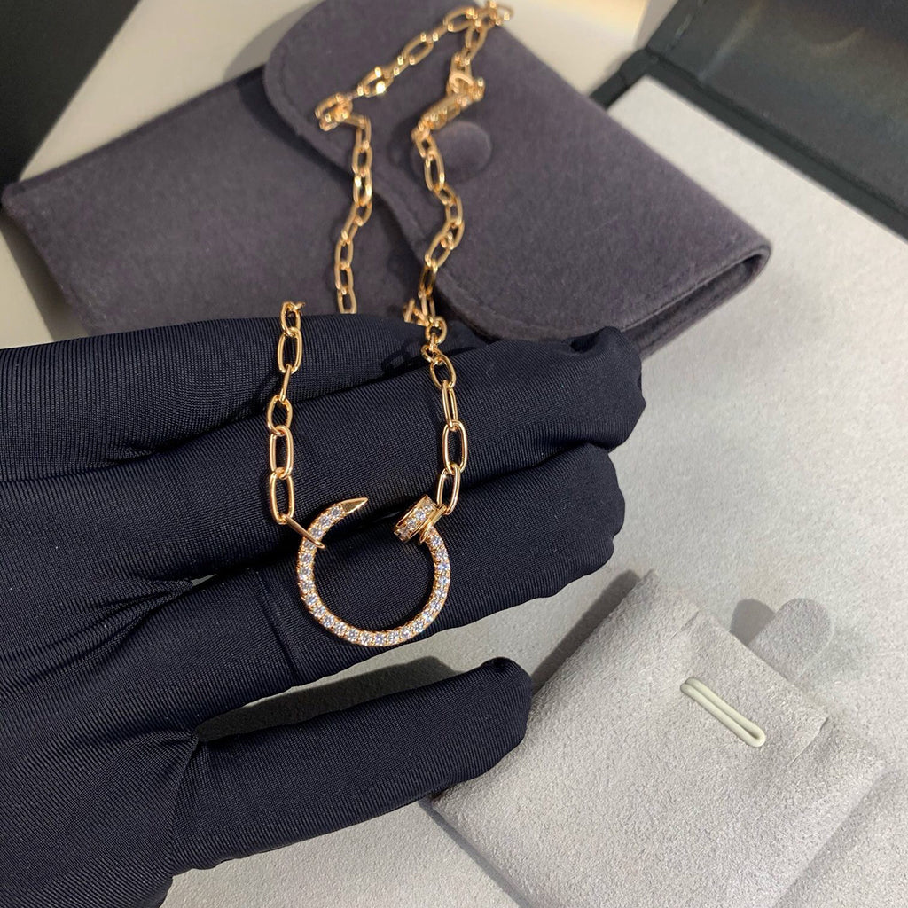 [⭐JeweliWhal]JUSTE NECKLACE FULL DIAMONDS