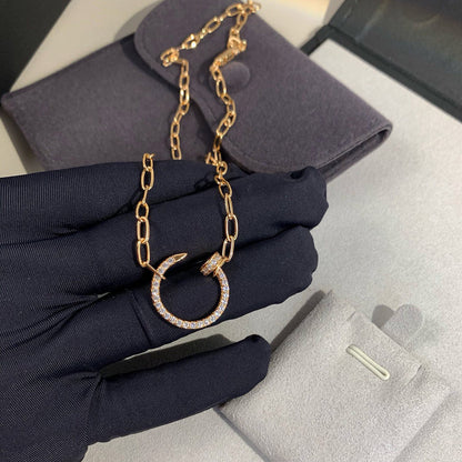 [⭐JeweliWhal]JUSTE NECKLACE FULL DIAMONDS