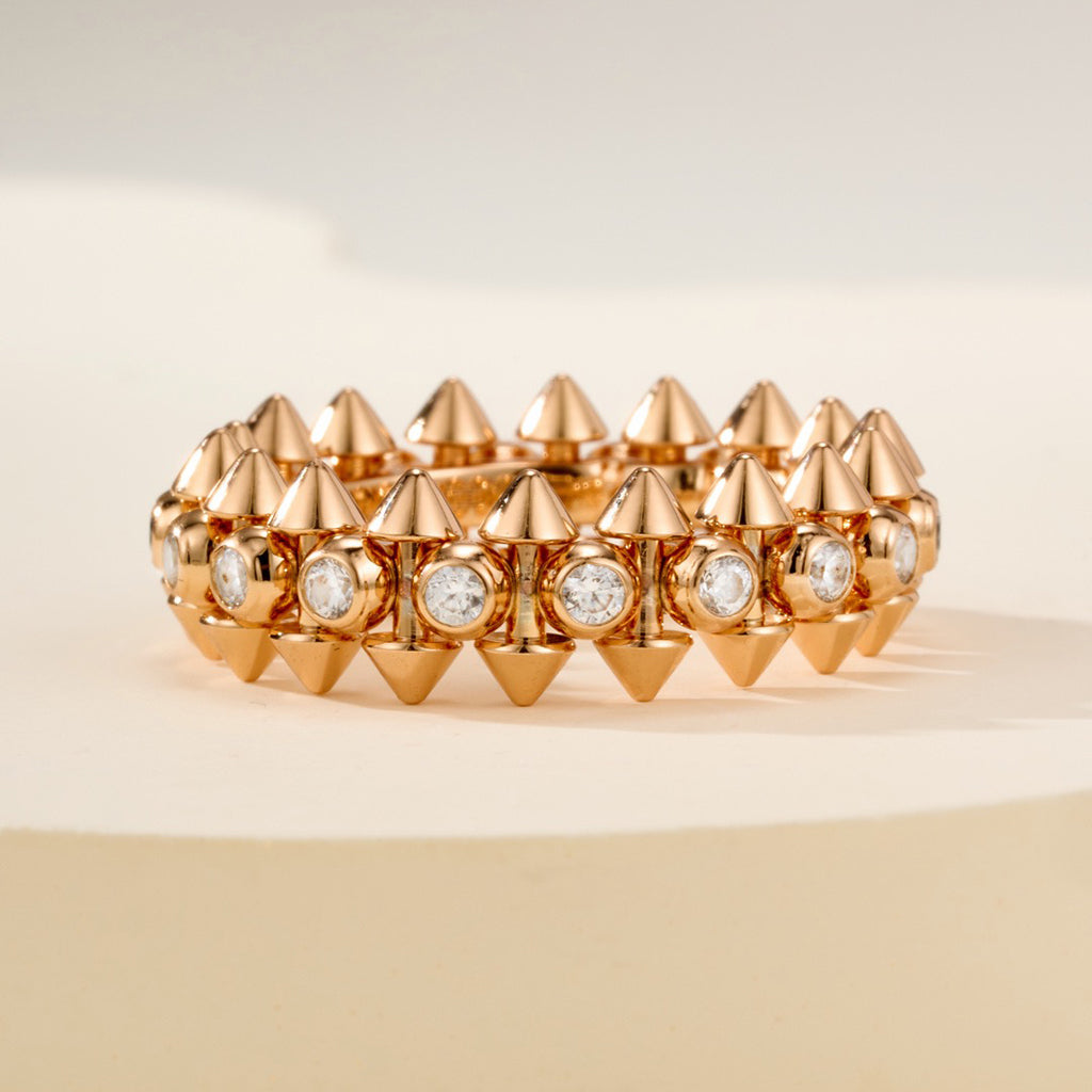 [⭐JeweliWhal]CLASH 6.8MM DIAMOND MEDIUM RING