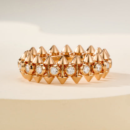 [⭐JeweliWhal]CLASH 6.8MM DIAMOND MEDIUM RING