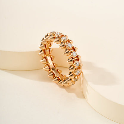 [⭐JeweliWhal]CLASH 6.8MM DIAMOND MEDIUM RING