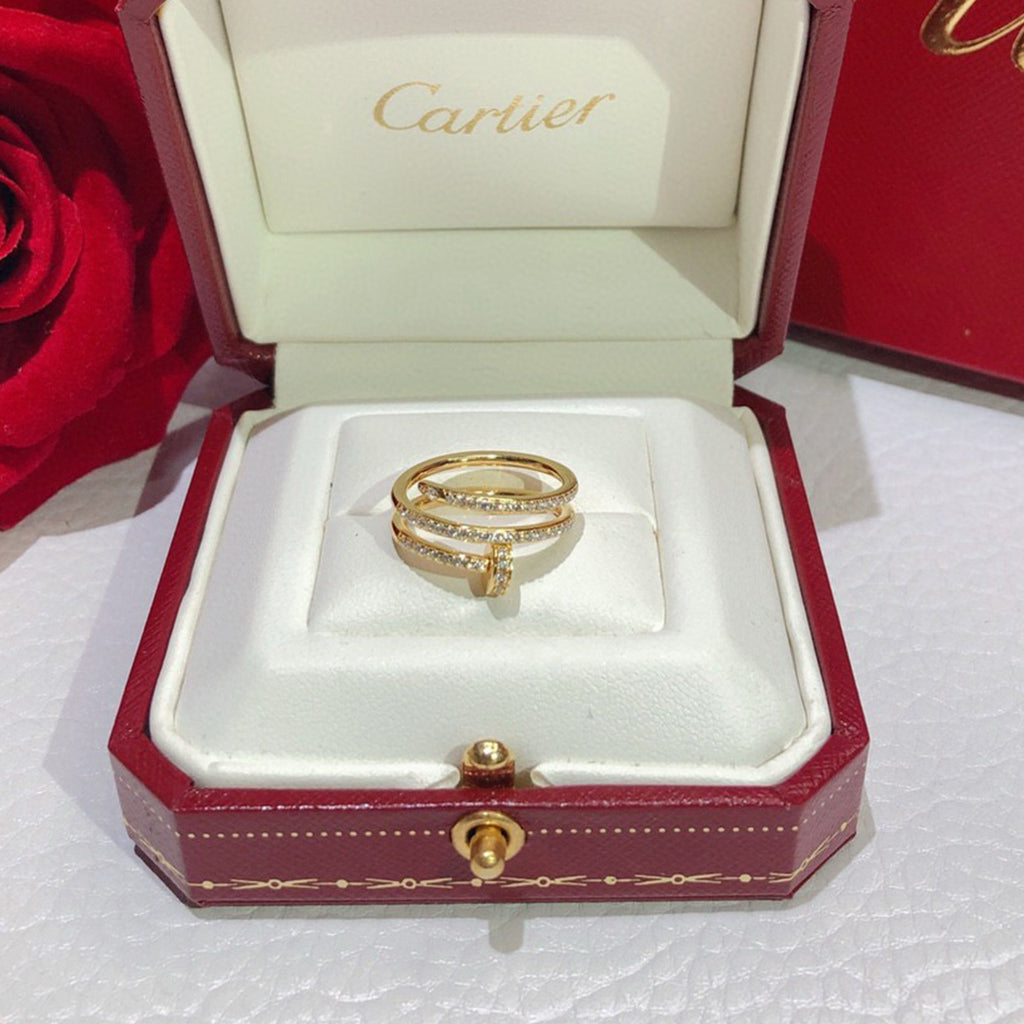 [⭐JeweliWhal]JUSTE RING 4.8MM FULL DIAMOND