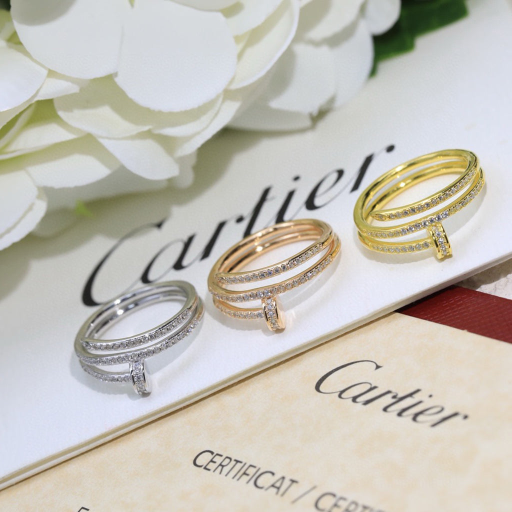 [⭐JeweliWhal]JUSTE RING 4.8MM FULL DIAMOND
