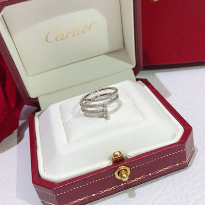 [⭐JeweliWhal]JUSTE RING 4.8MM FULL DIAMOND