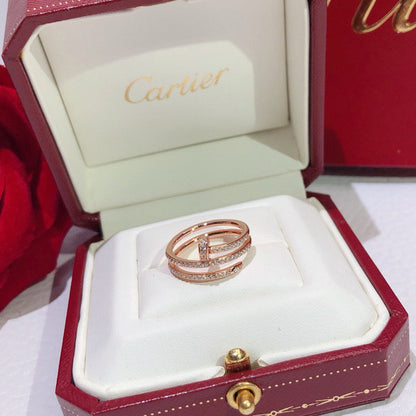 [⭐JeweliWhal]JUSTE RING 4.8MM FULL DIAMOND