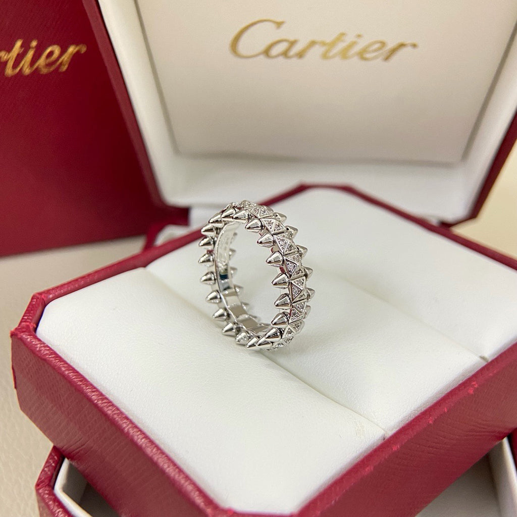 [⭐JeweliWhal]CLASH 6.4MM SMALL FULL DIAMOND RING