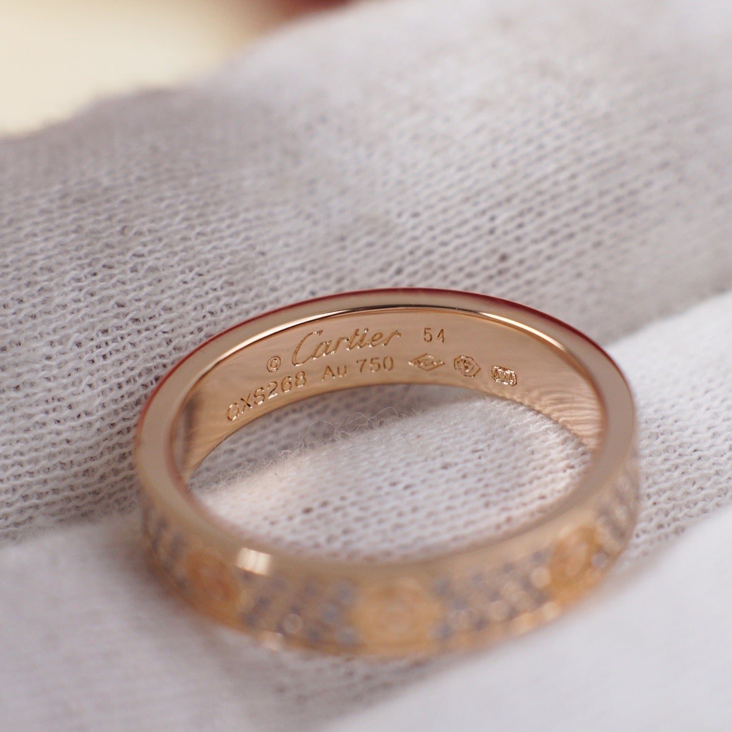[⭐JeweliWhal]LOVE RING 4.0MM DIAMOND PAVED