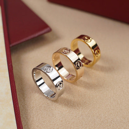 [⭐JeweliWhal]LOVE RING 5.5MM NO DIAMOND
