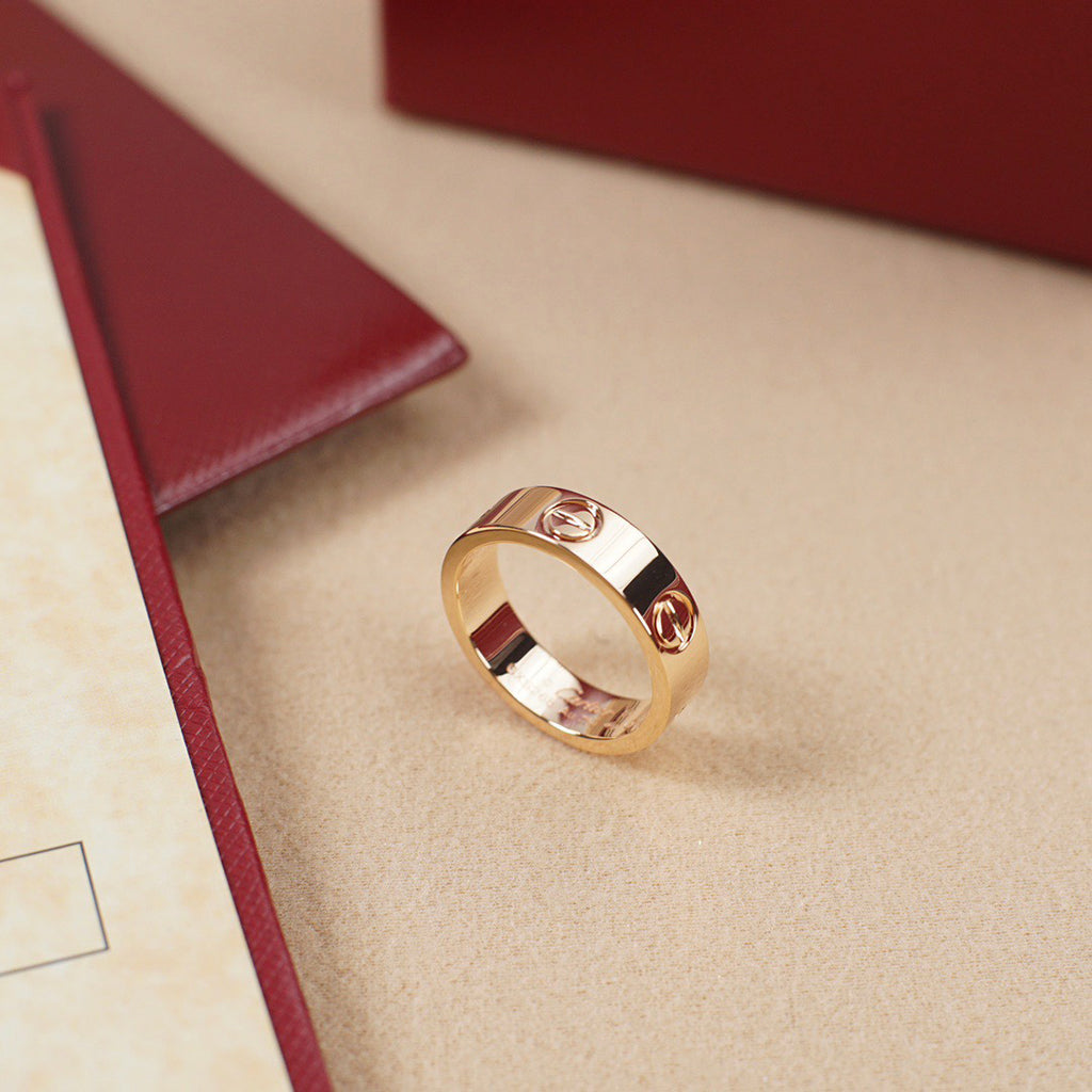 [⭐JeweliWhal]LOVE RING 5.5MM NO DIAMOND