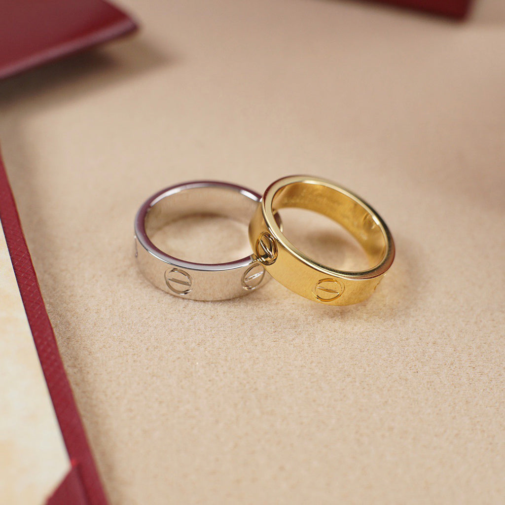 [⭐JeweliWhal]LOVE RING 5.5MM NO DIAMOND