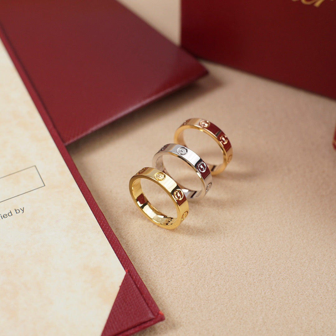 [⭐JeweliWhal]LOVE RING 3.6 MM NO DIAMOND
