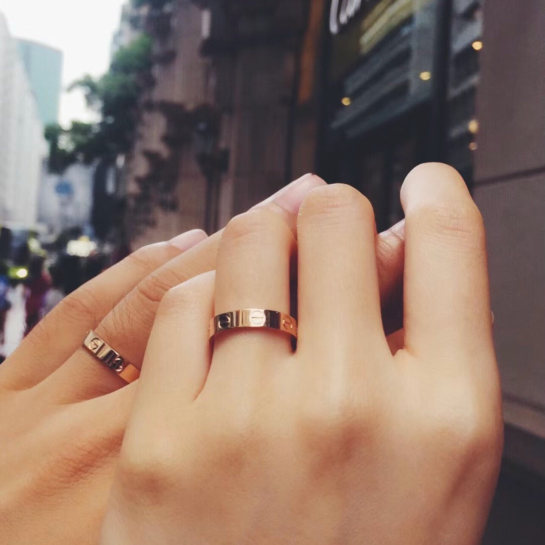[⭐JeweliWhal]LOVE RING 3.6 MM NO DIAMOND