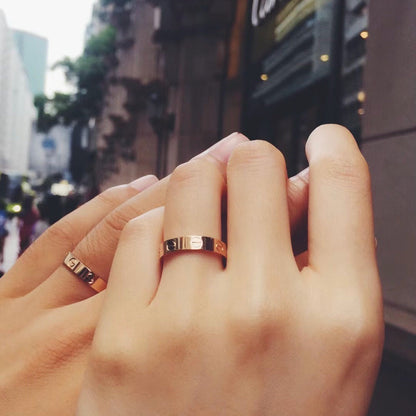 [⭐JeweliWhal]LOVE RING 3.6 MM NO DIAMOND
