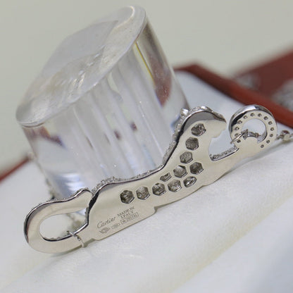 [⭐JeweliWhal]PANTHERE PAVED DIAMOND NECKLACE