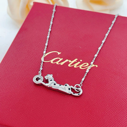 [⭐JeweliWhal]PANTHERE FULL DIAMOND NECKLACE