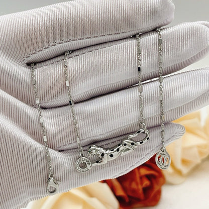 [⭐JeweliWhal]PANTHERE FULL DIAMOND NECKLACE