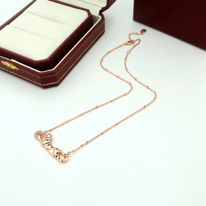 [⭐JeweliWhal]PANTHERE FULL DIAMOND NECKLACE