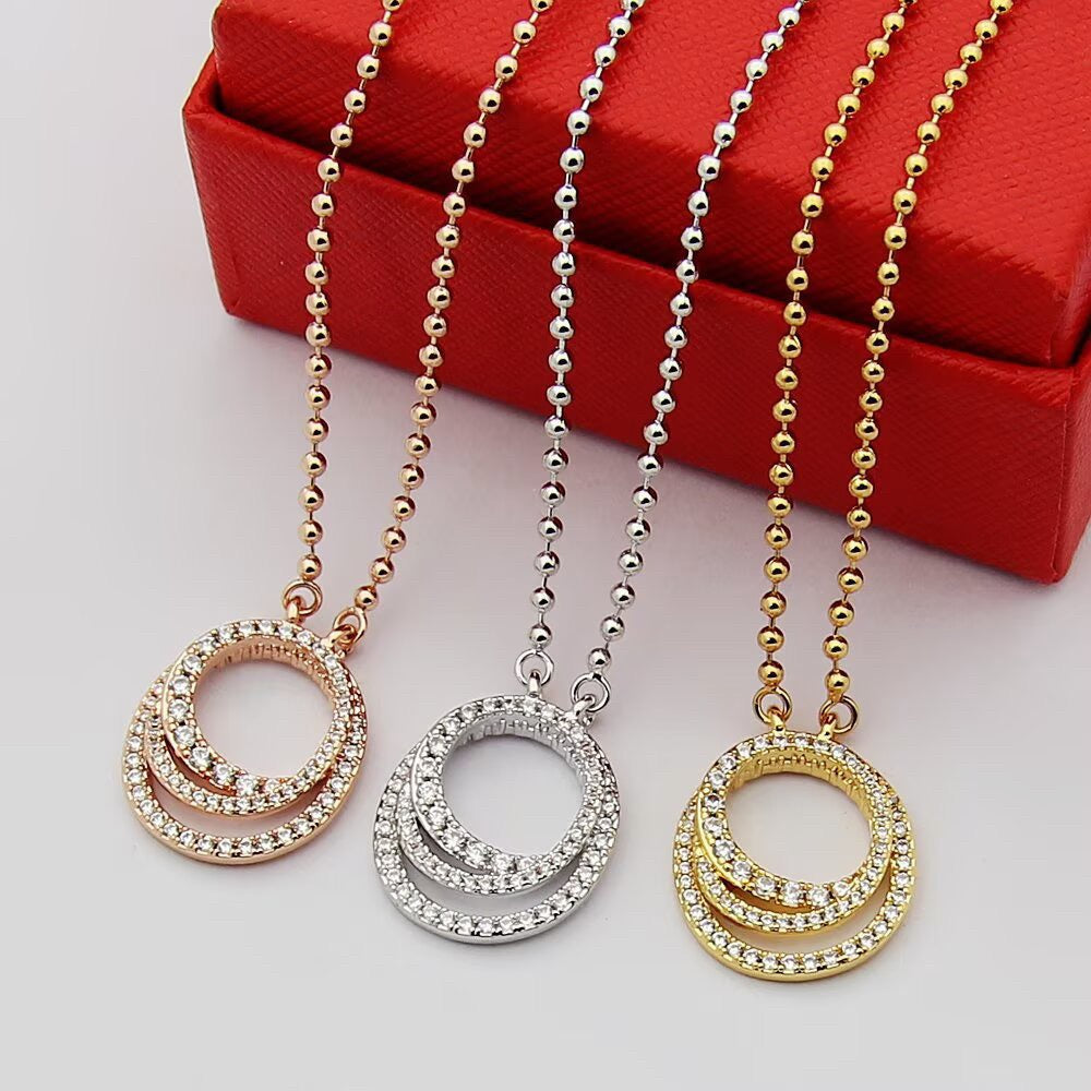[⭐JeweliWhal]ETINCELLE  FULL DIAMOND NECKLACE