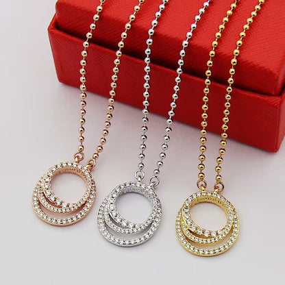 [⭐JeweliWhal]ETINCELLE  FULL DIAMOND NECKLACE