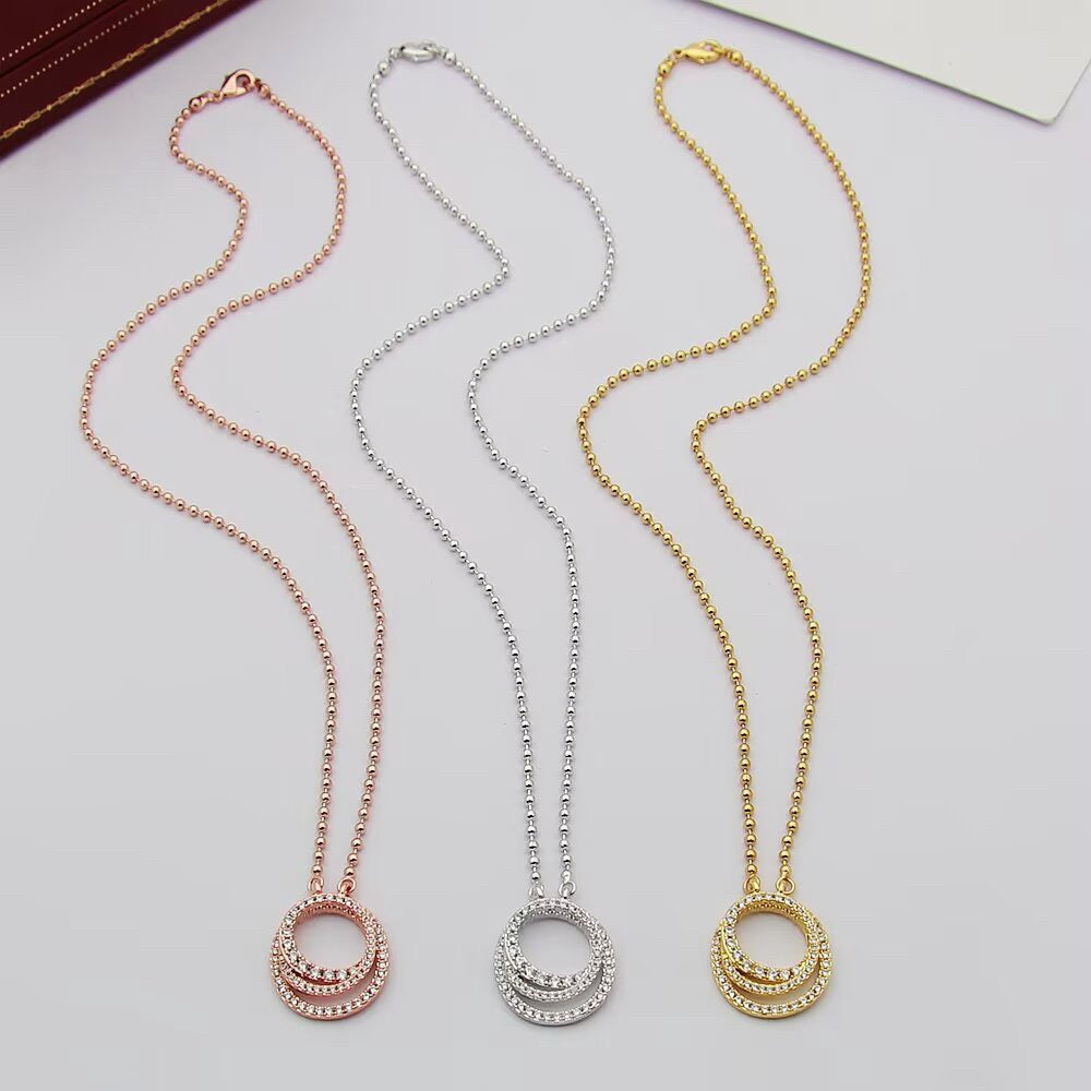 [⭐JeweliWhal]ETINCELLE  FULL DIAMOND NECKLACE