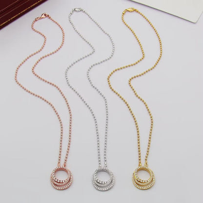 [⭐JeweliWhal]ETINCELLE  FULL DIAMOND NECKLACE