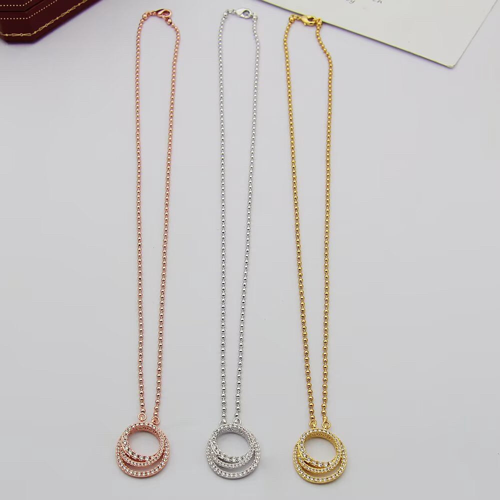 [⭐JeweliWhal]ETINCELLE  FULL DIAMOND NECKLACE