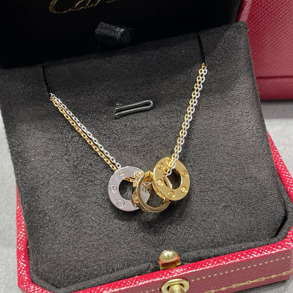 [⭐JeweliWhal]LOVE 6 DIAMOND PENDANT NECKLACE