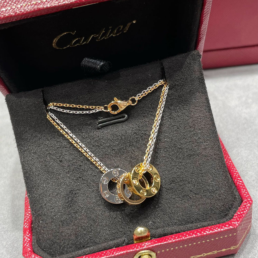[⭐JeweliWhal]LOVE 6 DIAMOND PENDANT NECKLACE