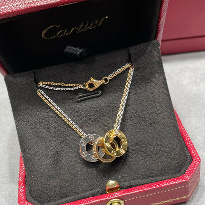[⭐JeweliWhal]LOVE 6 DIAMOND PENDANT NECKLACE