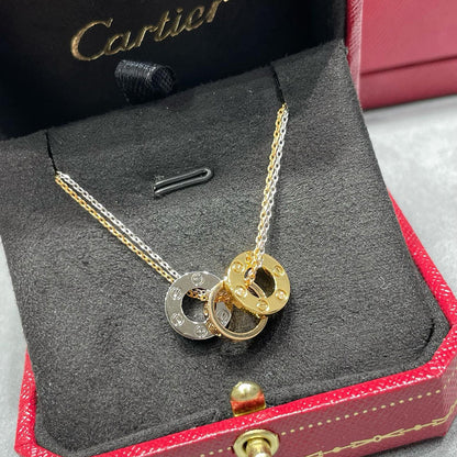 [⭐JeweliWhal]LOVE 6 DIAMOND PENDANT NECKLACE