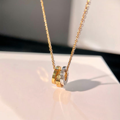 [⭐JeweliWhal]LOVE 6 DIAMOND PENDANT NECKLACE