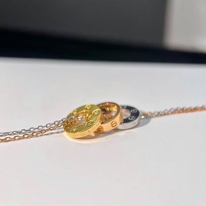 [⭐JeweliWhal]LOVE 6 DIAMOND PENDANT NECKLACE