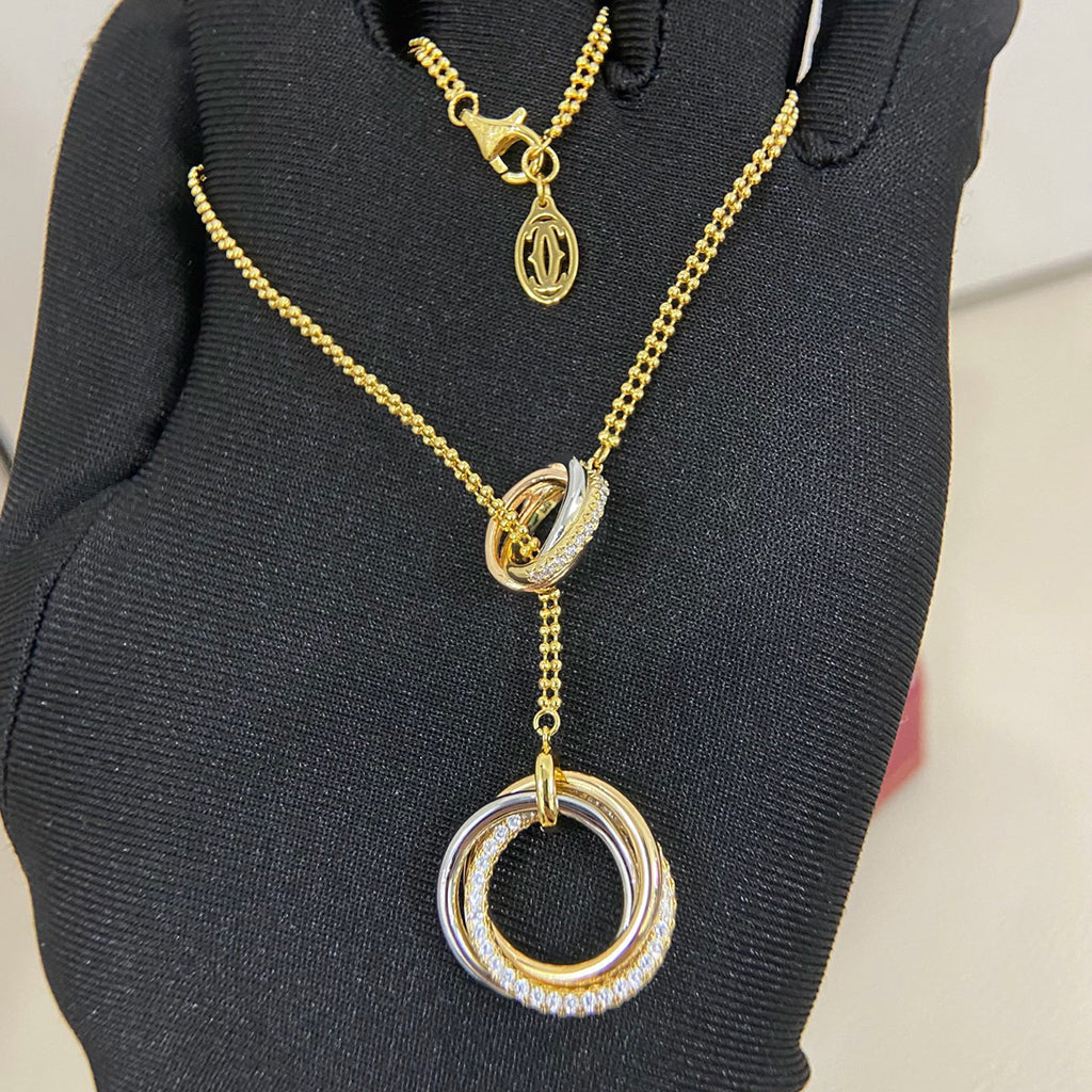 [⭐JeweliWhal]TRINITY DIAMONDS NECKLACE
