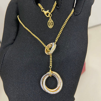 [⭐JeweliWhal]TRINITY DIAMONDS NECKLACE
