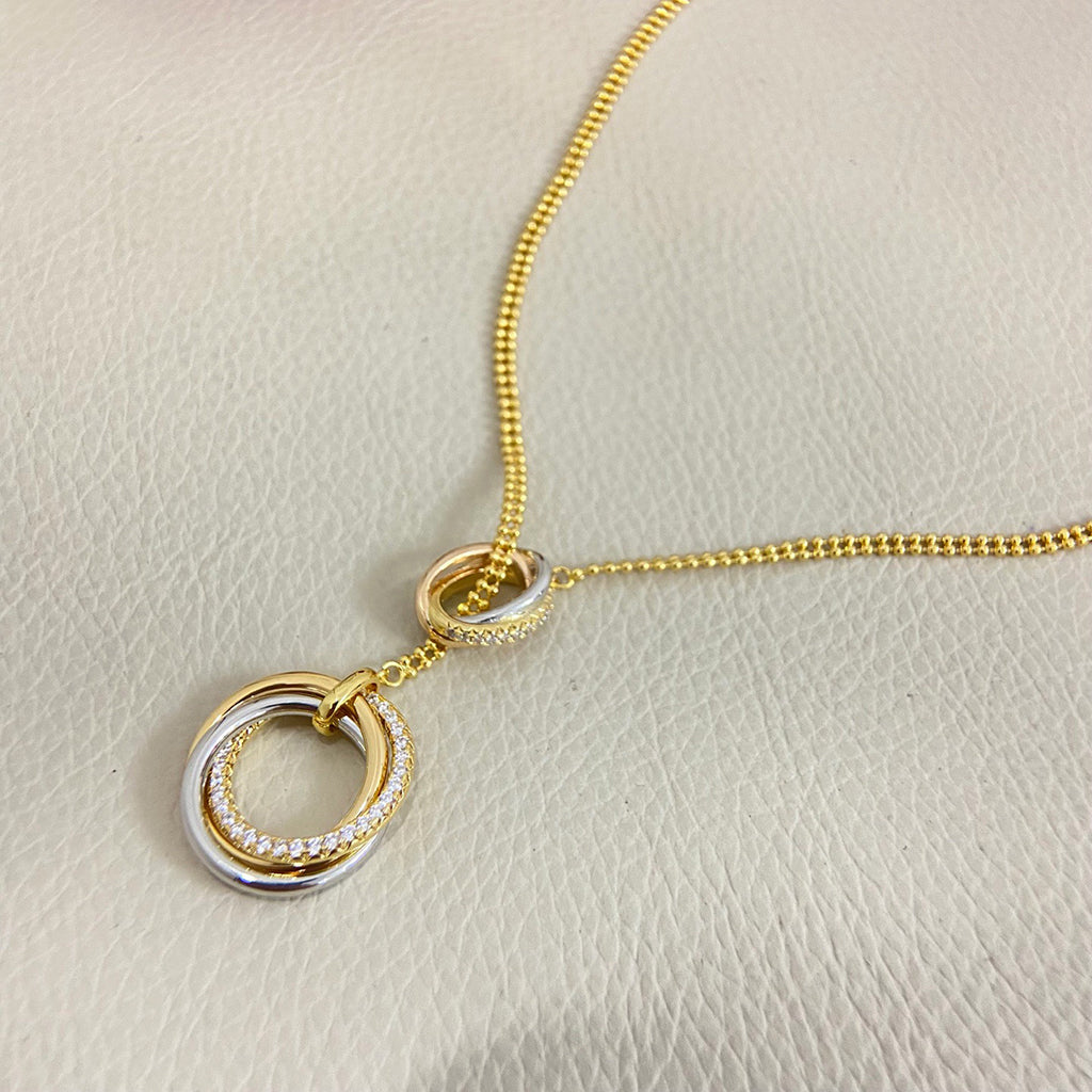 [⭐JeweliWhal]TRINITY DIAMONDS NECKLACE