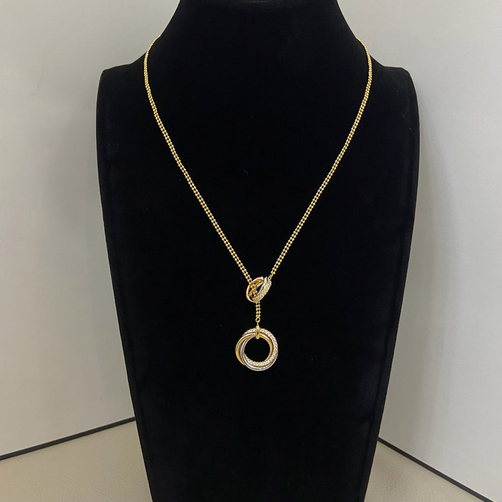 [⭐JeweliWhal]TRINITY DIAMONDS NECKLACE