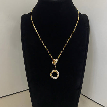 [⭐JeweliWhal]TRINITY DIAMONDS NECKLACE
