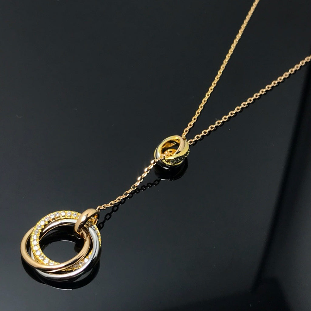 [⭐JeweliWhal]TRINITY DIAMONDS NECKLACE