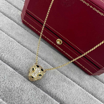 [⭐JeweliWhal]PANTHERE FULL DIAMOND NECKLACE