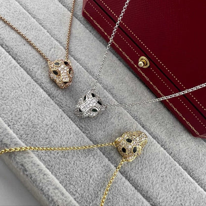 [⭐JeweliWhal]PANTHERE FULL DIAMOND NECKLACE