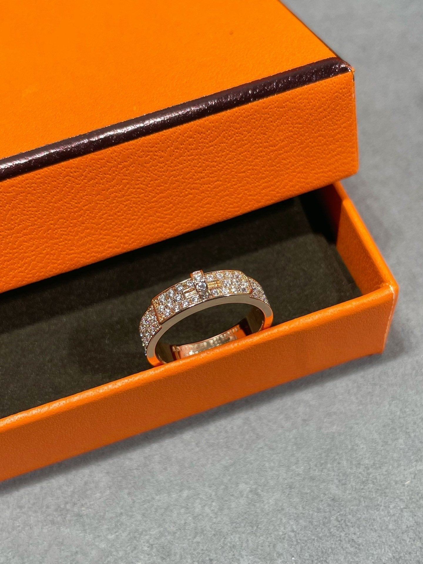[⭐JeweliWhal]KELLY PINK GOLD DIAMOND RING