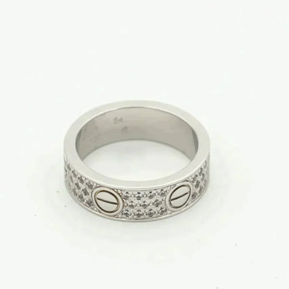 [⭐JeweliWhal]LOVE RING 5.5MM DIAMONDS PAVED