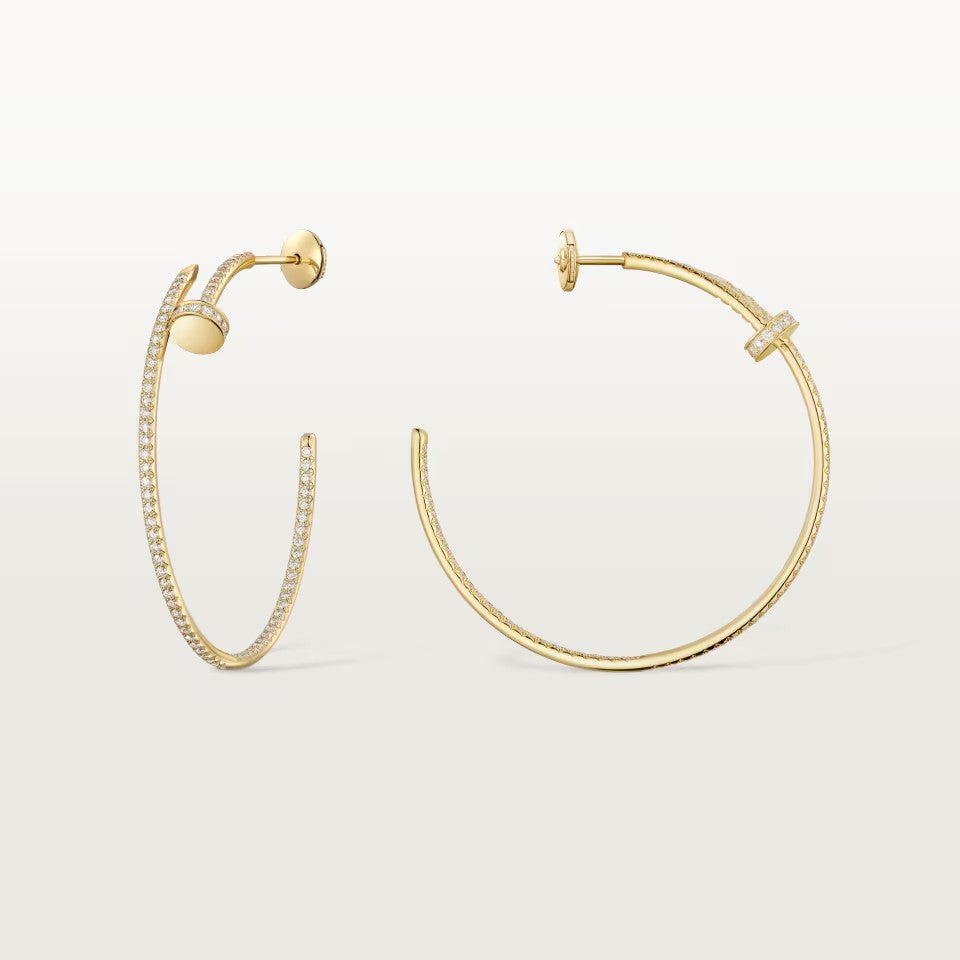 [⭐JeweliWhal]JUSTE FULL DIAMOND LARGE EARRINGS
