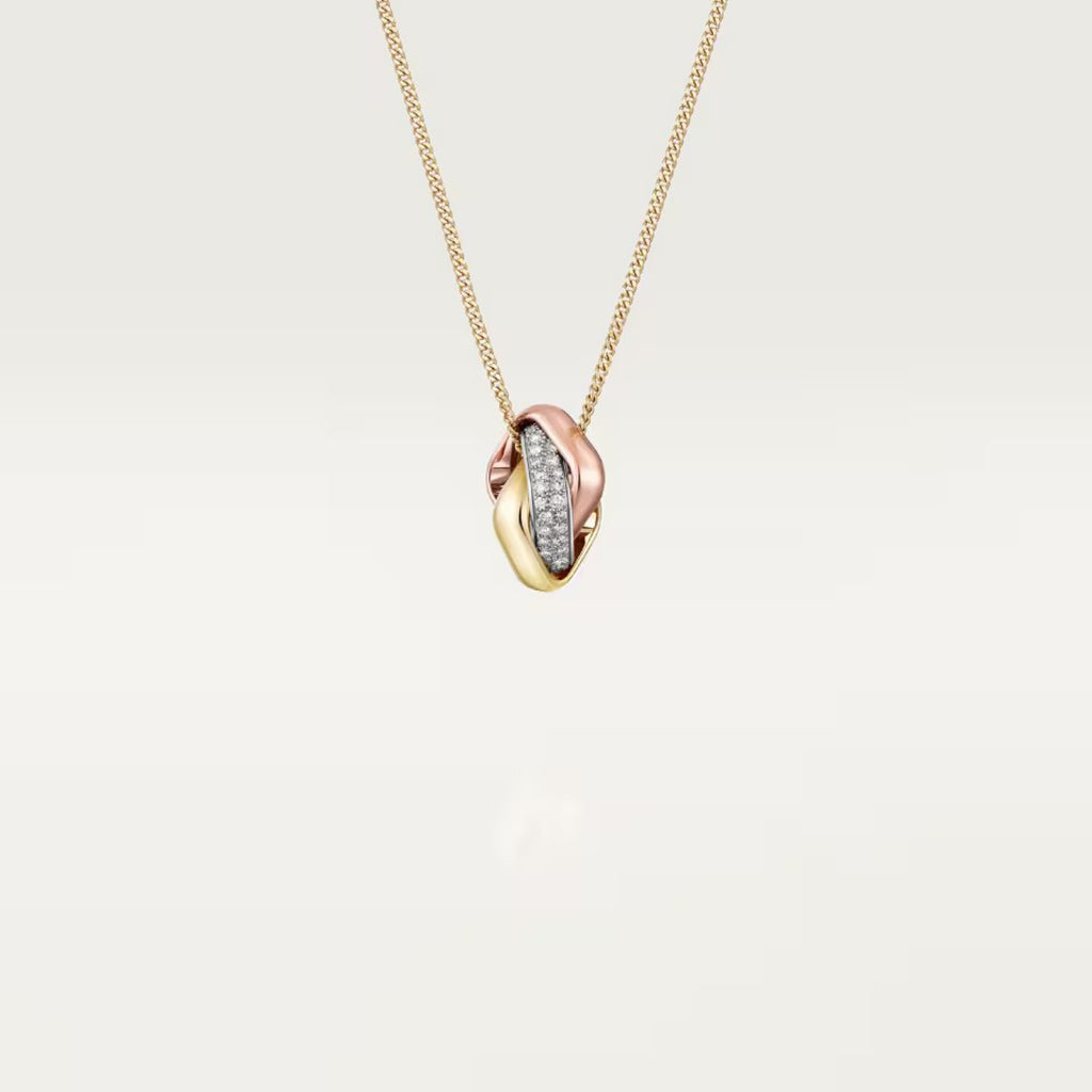 [⭐JeweliWhal]TRINITY CUSHION NECKLACE COLLECTION