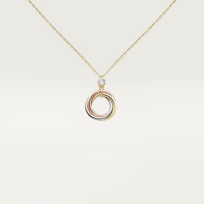 [⭐JeweliWhal]TRINITY  NECKLACE 1 DIAMOND