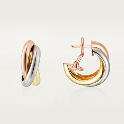 [⭐JeweliWhal]TRINITY ON DIAMOND CLASSIC EARRINGS