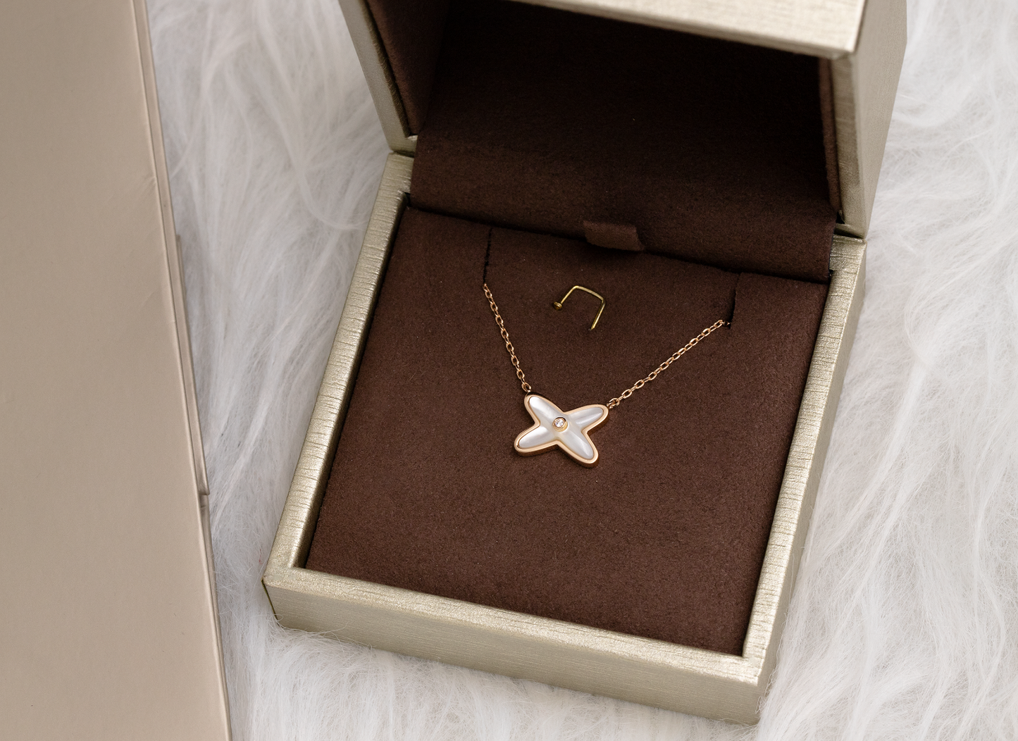 [⭐JeweliWhal]JEUX DE NECKLACE 1 DIAMOND