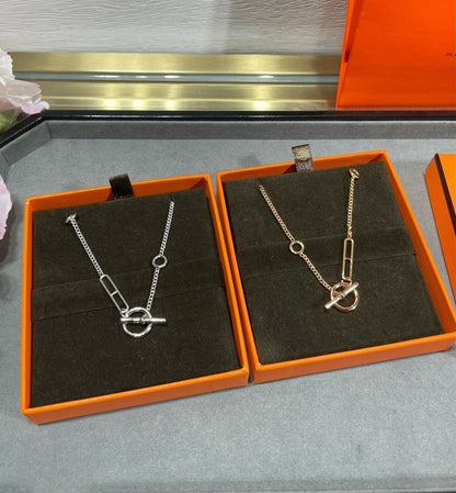 [⭐JeweliWhal]HM STERLING CHAINE D'ANCRE HEART