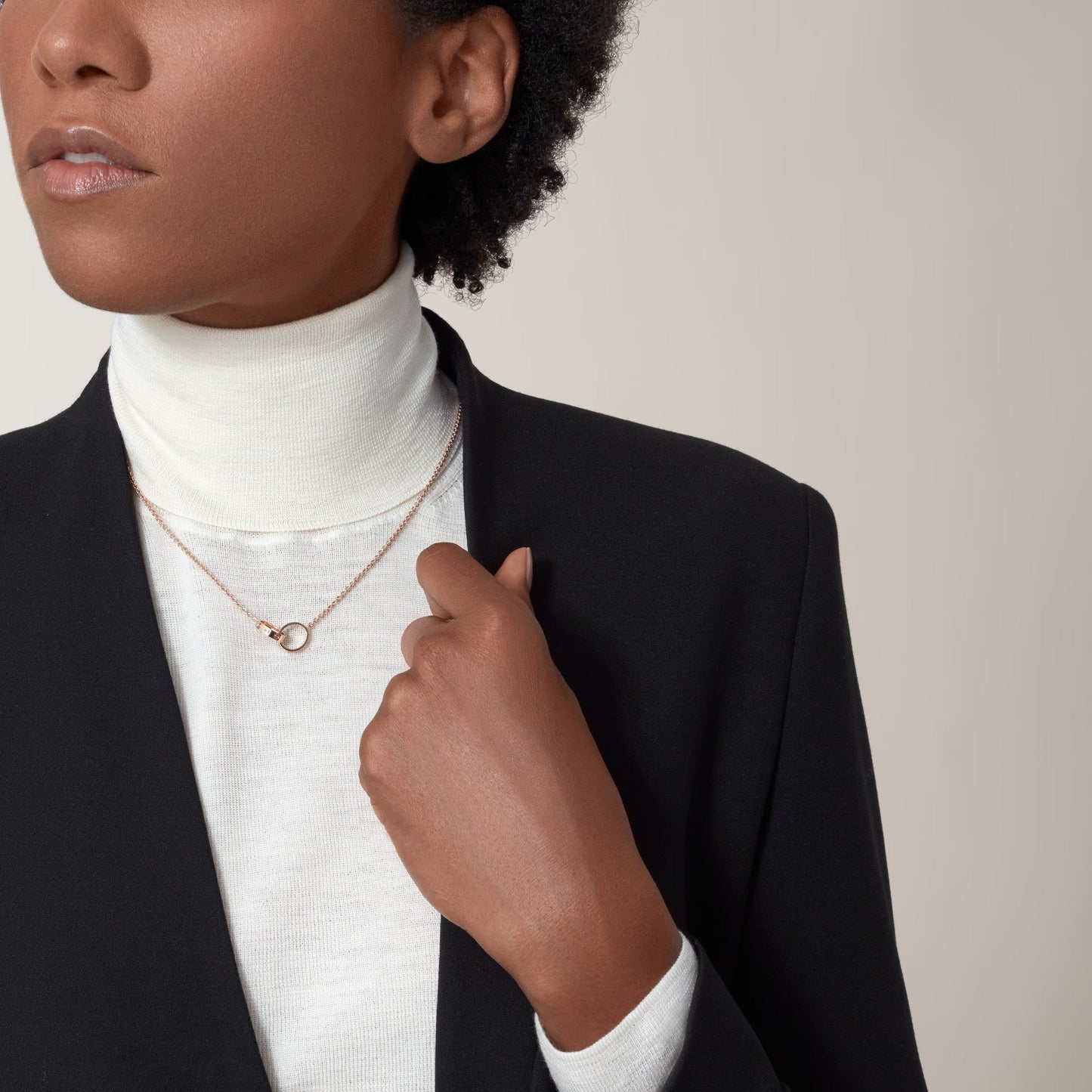 [⭐JeweliWhal]LOVE DOUBLE RING NECKLACE